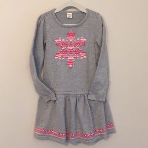 Girls Gymboree Sweater Dress with Fair Isle Design
